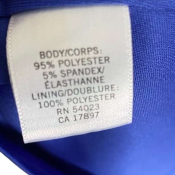 Banana Republic Blue & White Dress Medium - Picture 4 of 5